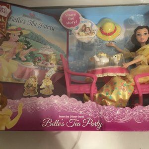 🎊DISNEY'S BELLE TEA PARTY BOOK AND DOLL